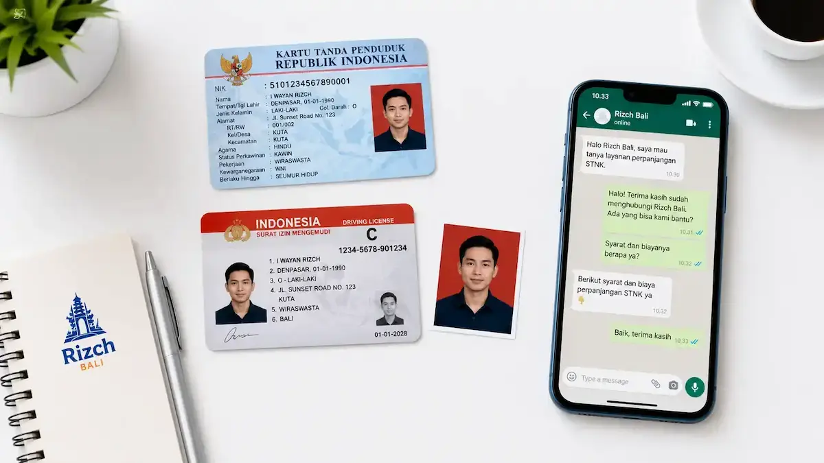Proses pengurusan SIM Bali - dari konsultasi WhatsApp hingga selesai